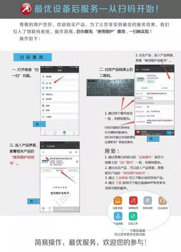 西安泰富西瑪電機(jī)2018年1月1日起全面啟用產(chǎn)品防偽碼系統(tǒng)。